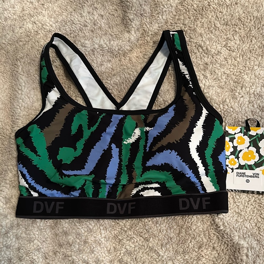 DVF x Target (2024 collab) sports bra